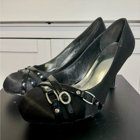 Black High Heel Pumps Size 11 - Picture 1 of 4